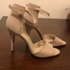 Aldo Tan Linen Heels